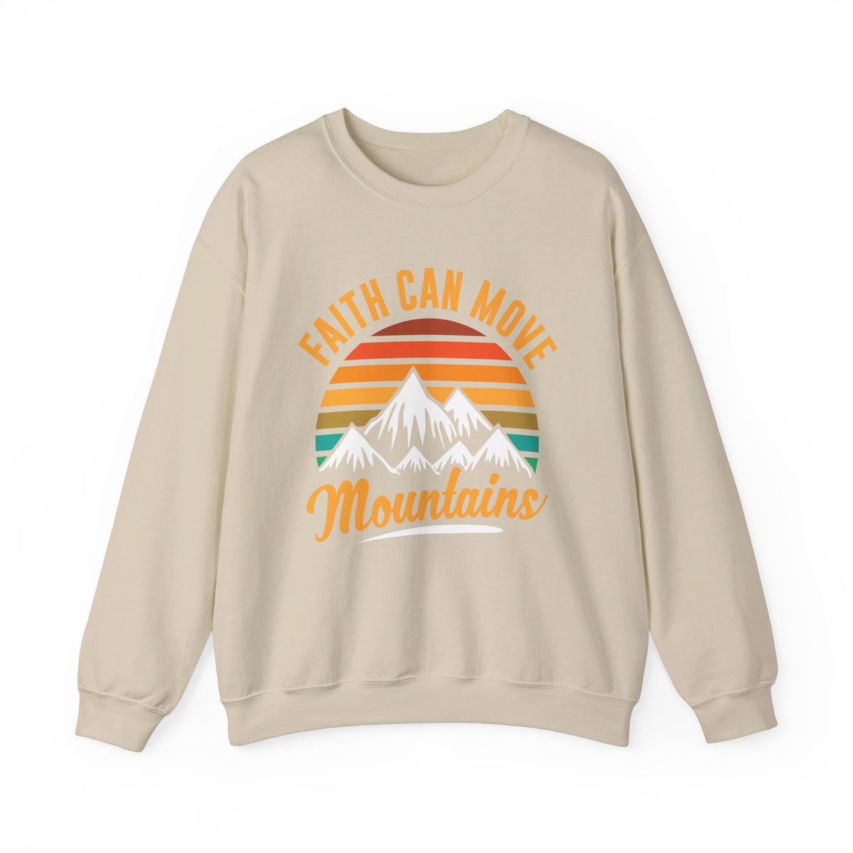 Faith Can Move Mountains Sweat-shirt unisexe 