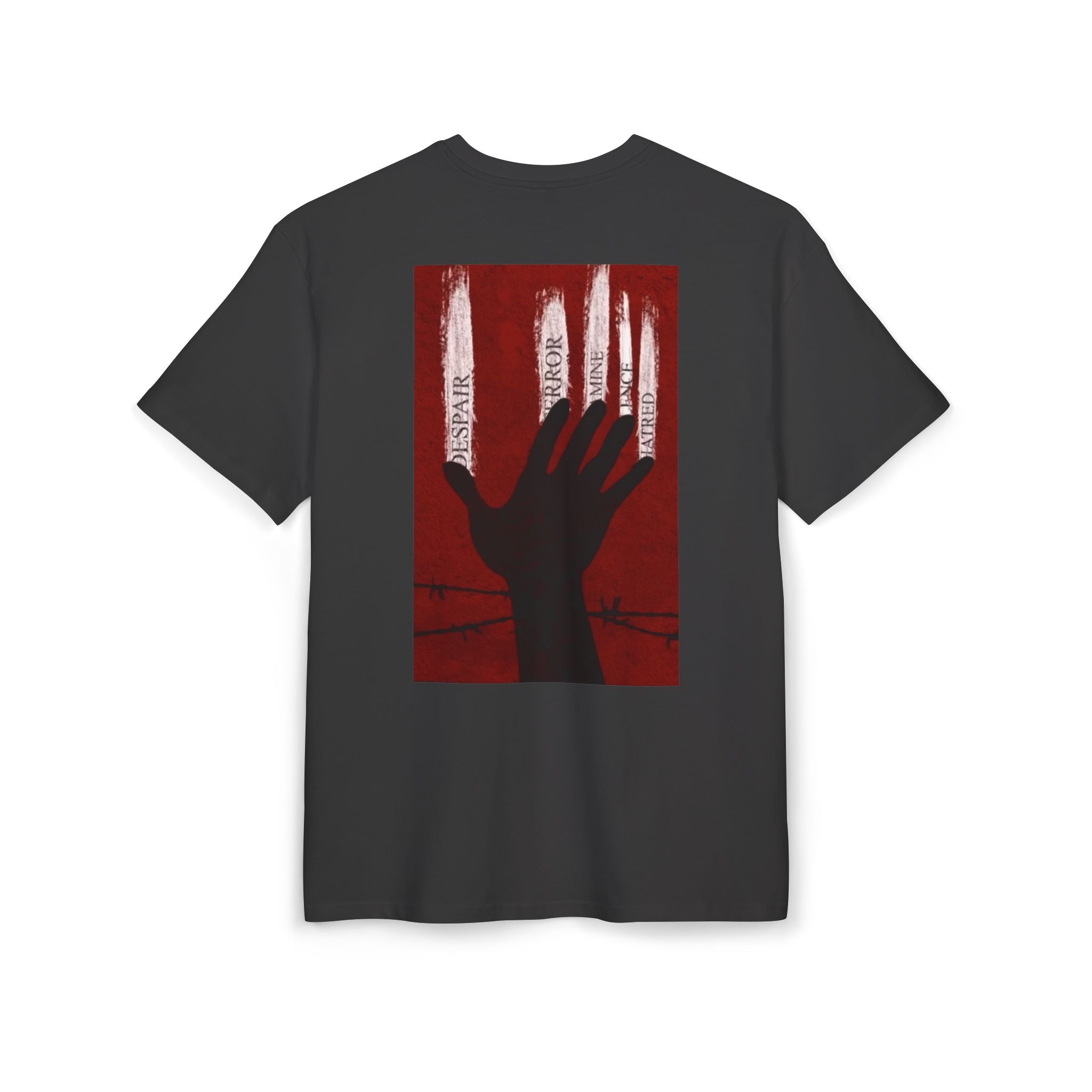 Bold Artistic Oversized Tee, Grunge Style Graphic Shirt, Unisex Urban Fashion, Statement Tee for Streetwear, Gift for Art Lovers Printify