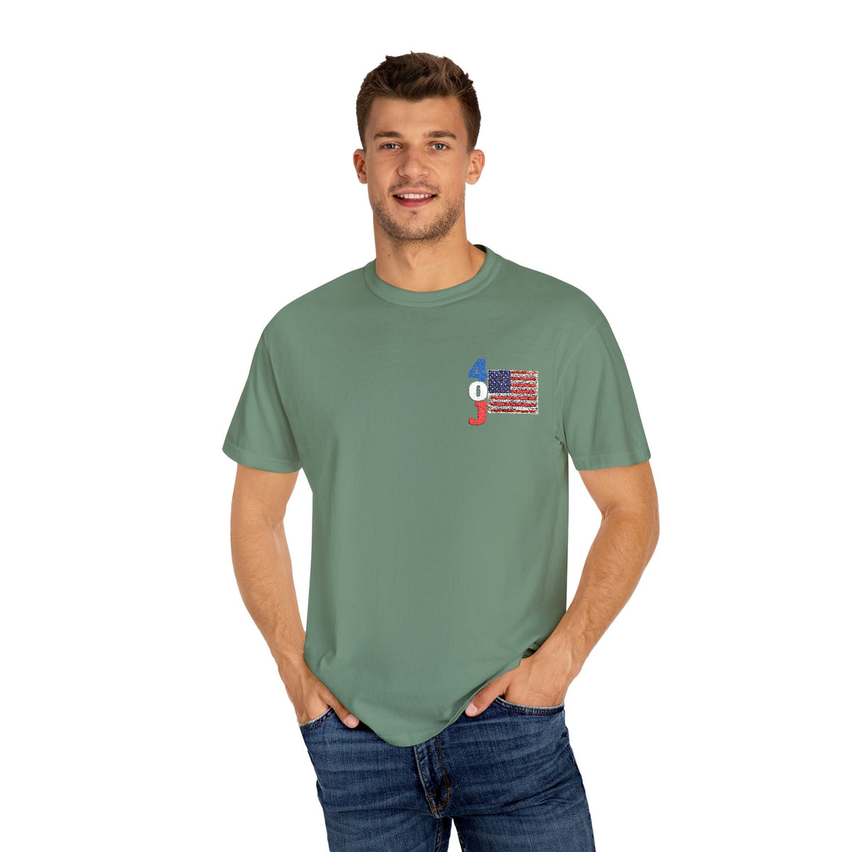 4th of July Garment-Dyed T-shirt Printify