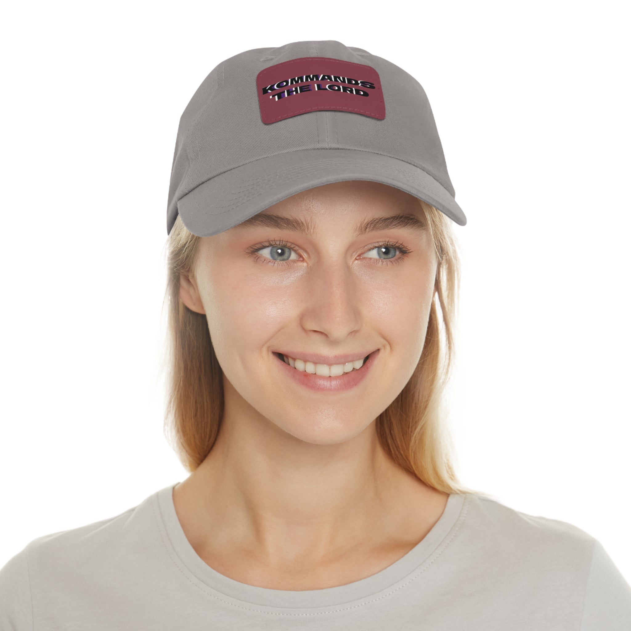 Dad Hat - Kommands The Lord Leather Patch Cap