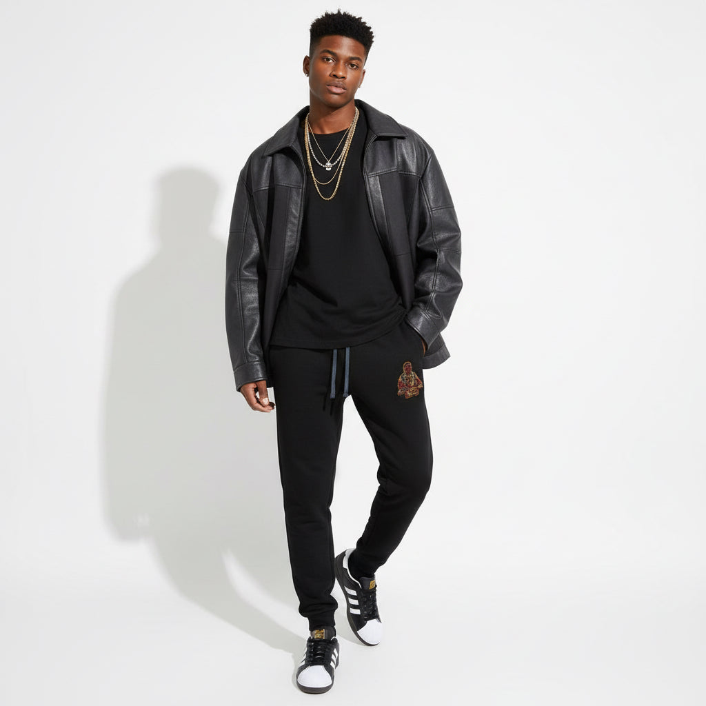 Embroidered Joggers - Joggers-DJ Design Printify