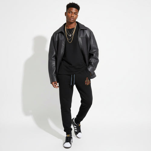 Embroidered Joggers - Joggers-DJ Design Printify