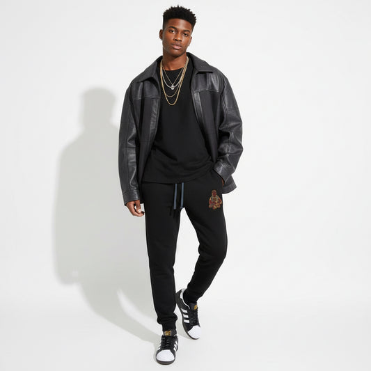 Embroidered Joggers - Joggers-DJ Design Printify