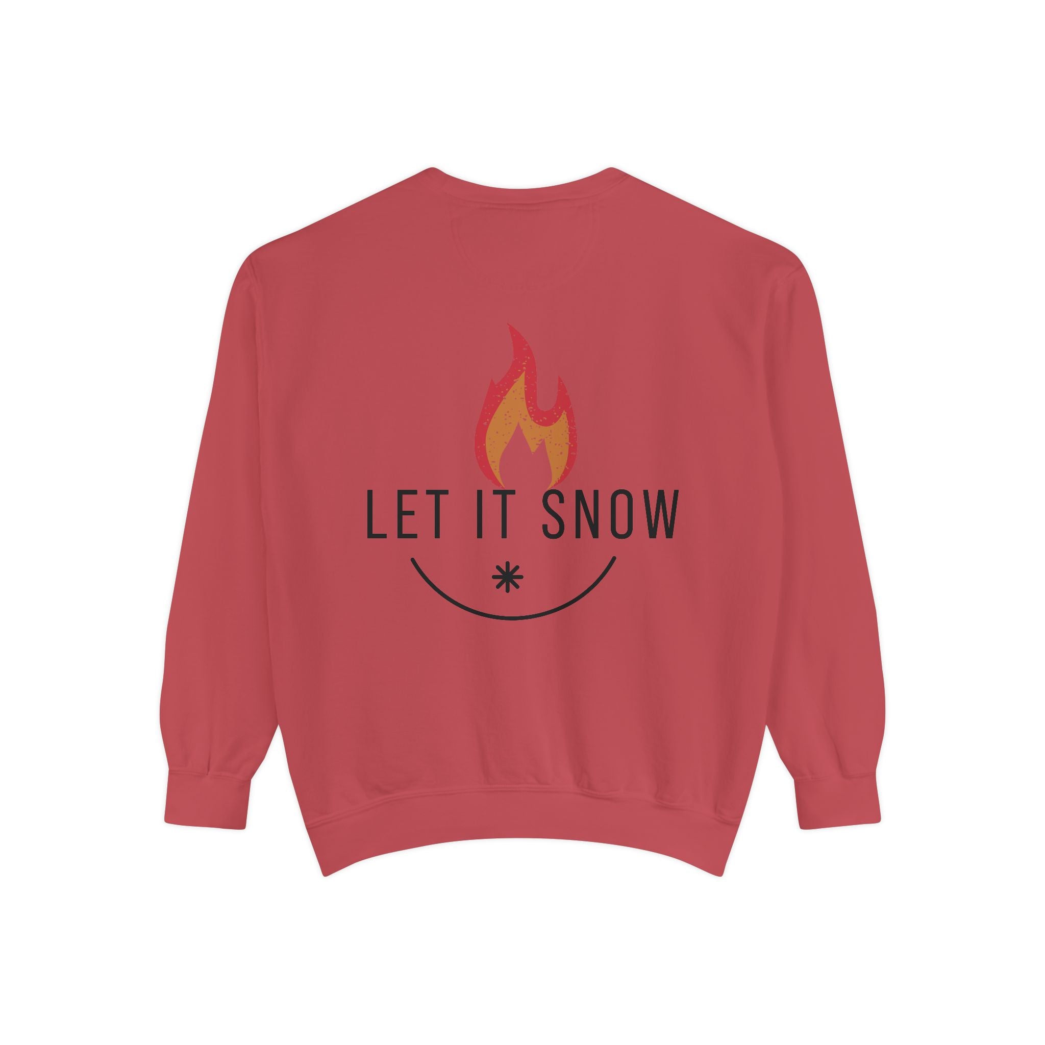 Let It Snow Unisex Garment-Dyed Sweatshirt