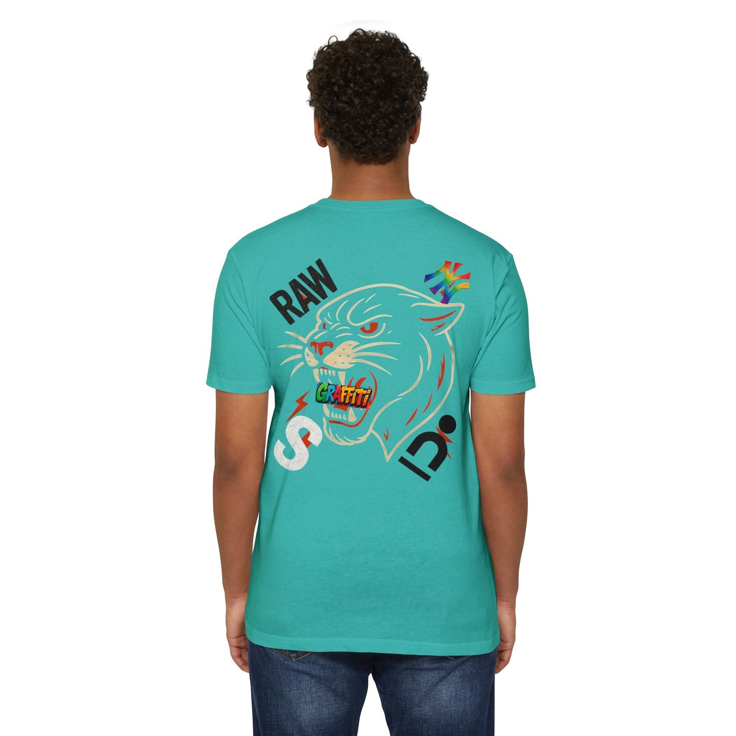 Urban Graffiti Panther T-Shirt | Cool Graphic Tee, Streetwear, Unisex Fashion, Casual Wear, Graphic T-shirt Printify