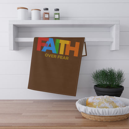 Faith Over Fear Towel