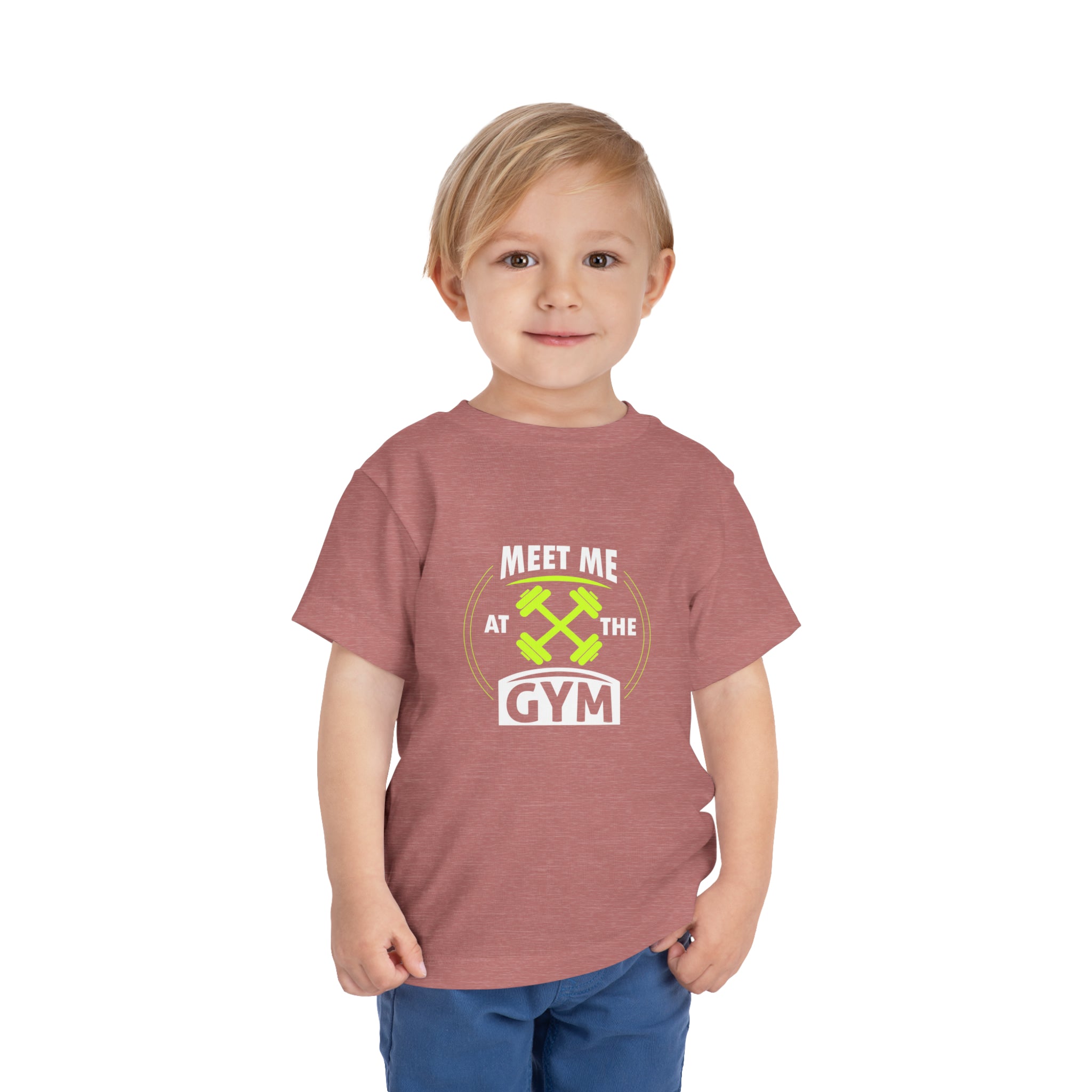Rencontrez-moi au gymnase T-shirt pour tout-petits 