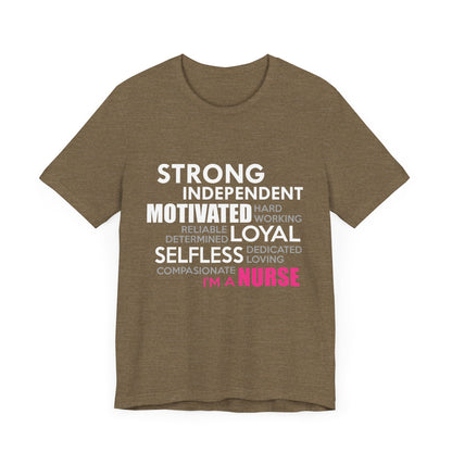 Strong Independent Motivated Loyal Selfless Unisex Tee