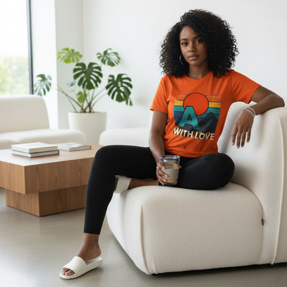 Sunset Graphic Tee, Unisex Cotton T-Shirt, Nature Lover's Gift, Casual Wear, Summer Vibes, Streetwear Style Printify