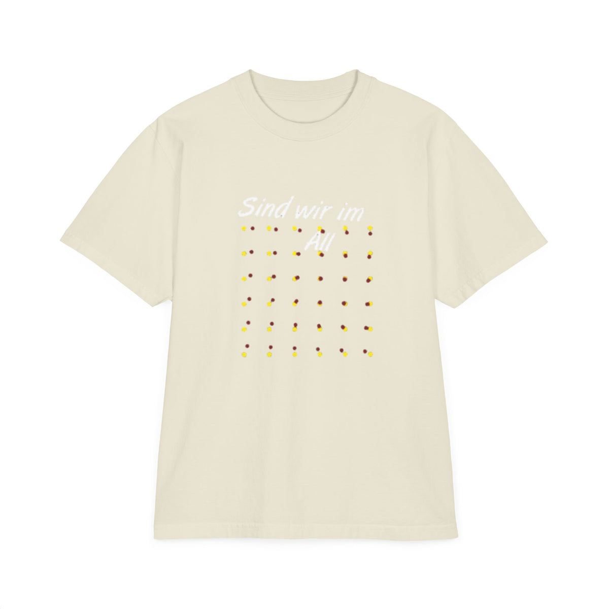 Drop-Shoulder T-Shirt - Chic sind wir im All