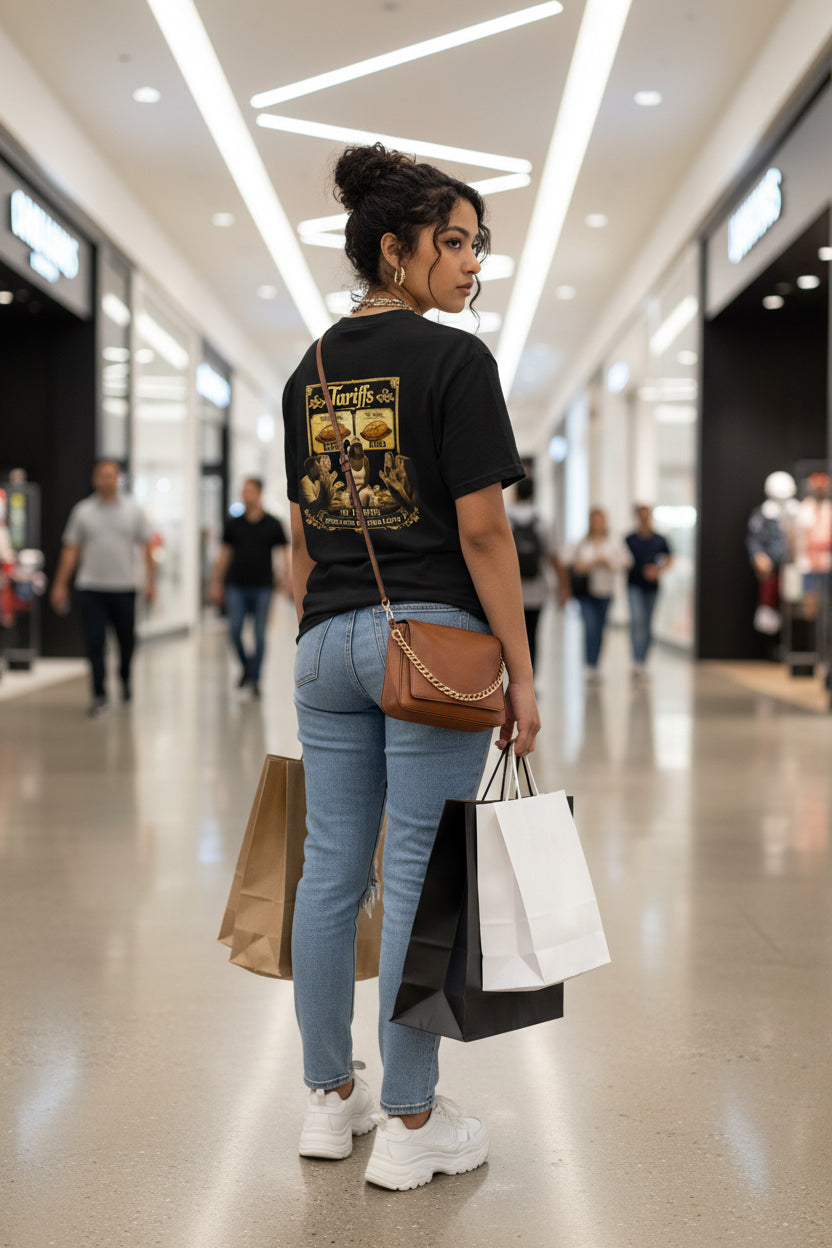 Tariffs Tee T-Shirt — Humor Graphic Shirt