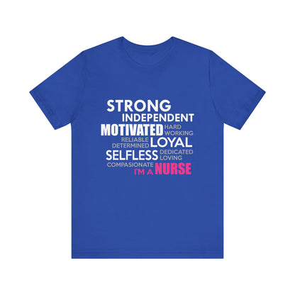 Strong Independent Motivated Loyal Selfless Unisex Tee