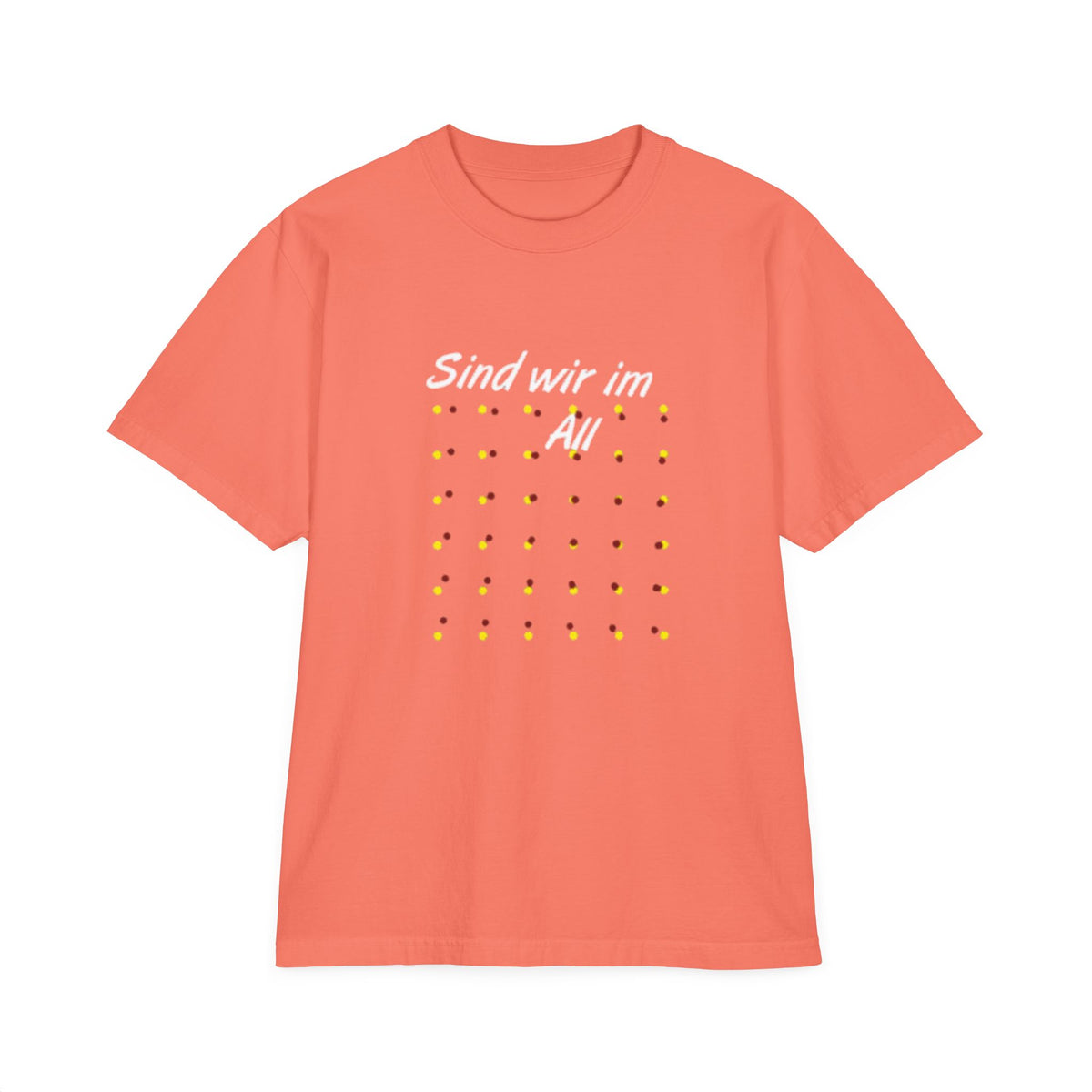 Drop-Shoulder T-Shirt - Chic sind wir im All