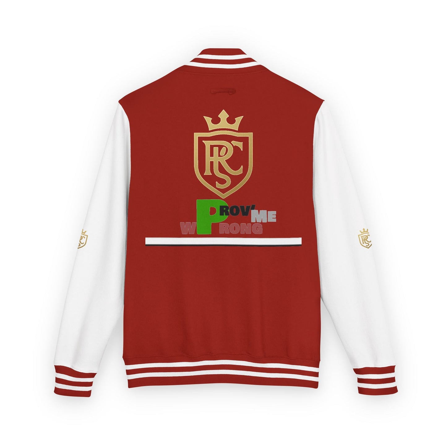Unisex Heavyweight Letterman Jacket, Stylish Varsity Jacket, Casual Wear, Gift for Him/Her, Sports Team Apparel, College Spirit Gear Printify