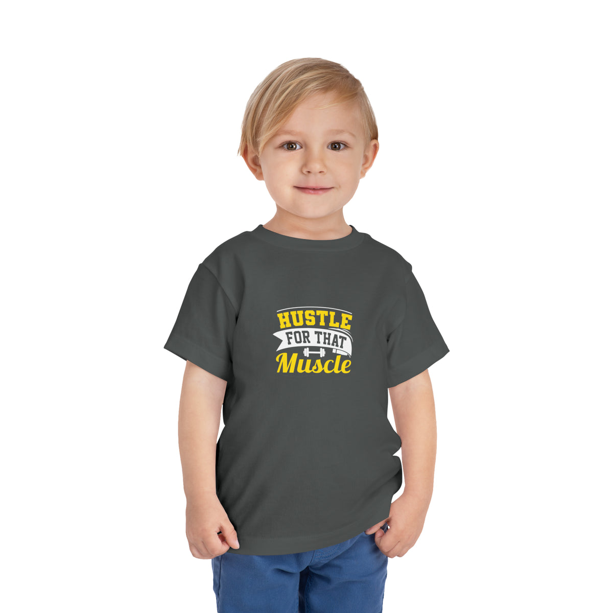 Hustle For That Muscle Toddler Tee
