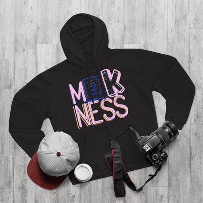 Meekness Unisex Hooded Zip Sweatshirt - Stylish Graphic Zip Hoodie for Everyday Comfort