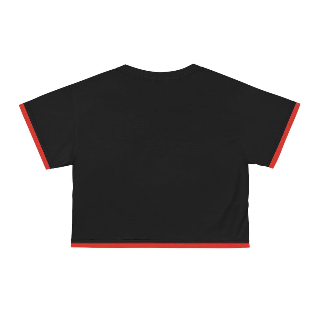 Trendy Cropped Tee, Casual Chic Top, Summer Fashion, Festival Wear, Everyday Style, Gift for Her, Edgy Graphic Tee