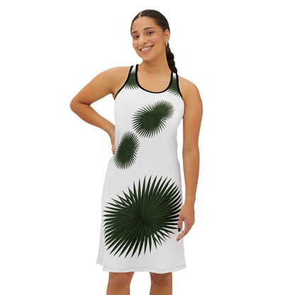 Rcnsons Women's Racerback Greenstar  Dress (AOP)