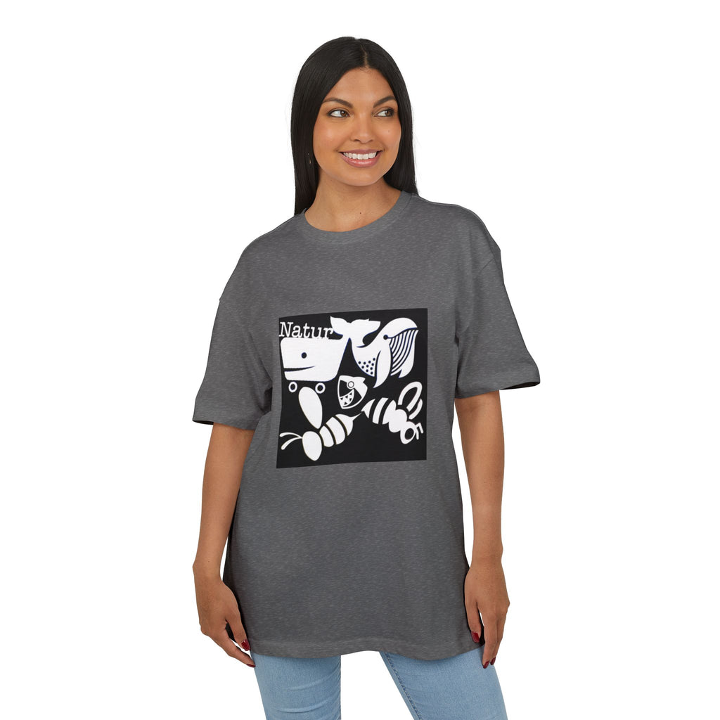Nature-Inspired Oversize Tee - Unisex Graphic T-Shirt, Eco-Friendly Fashion, Casual Wear, Gift for Nature Lovers, Streetwear