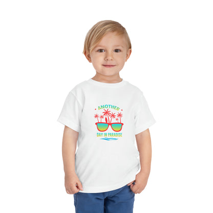 T-shirt pour tout-petits Un autre jour au paradis 