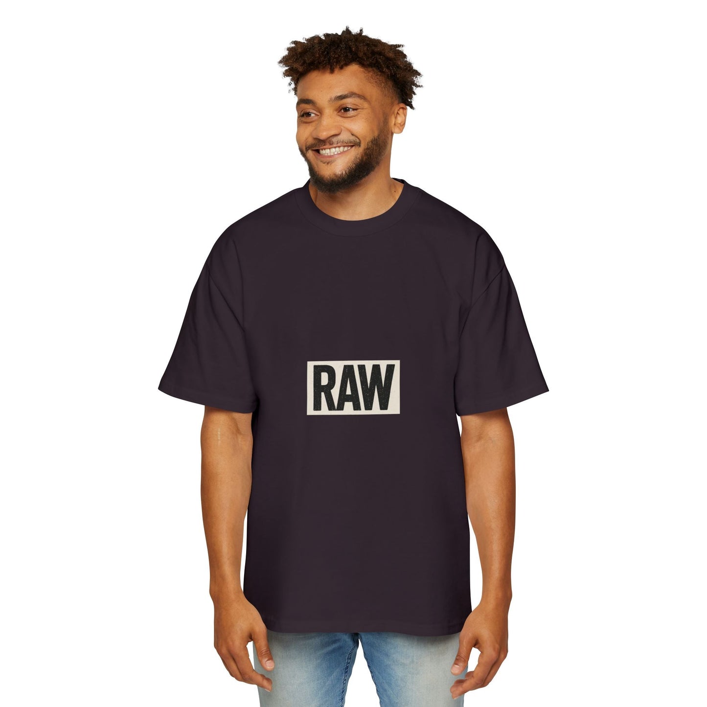 Oversized Tee - Raw Unique Design Printify