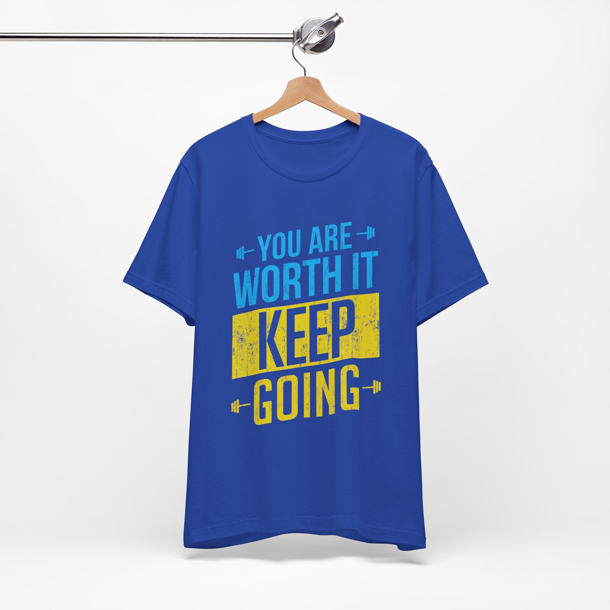 Vous en valez la peine, continuez, tee-shirt unisexe 