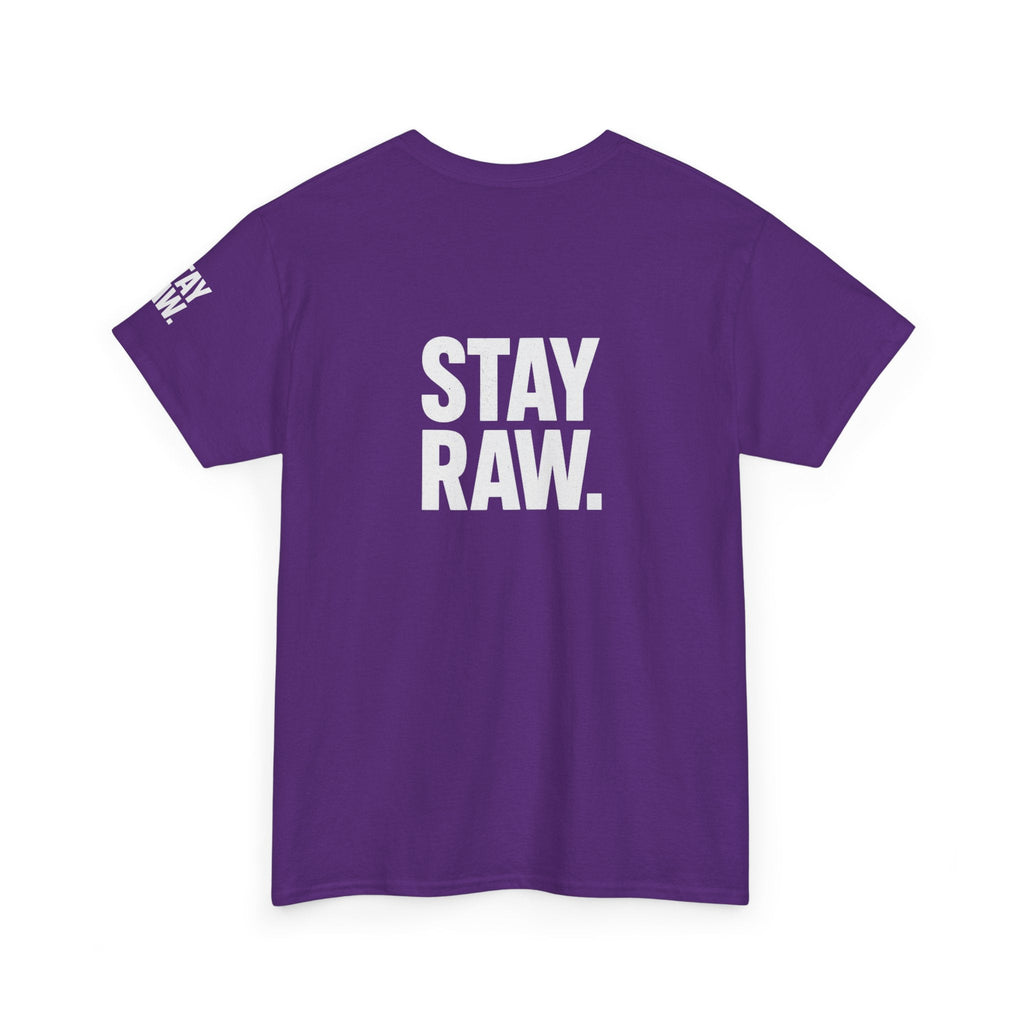 Raw Energy Unisex Tee - Stay Raw, Casual Wear, Street Style, Everyday Outfit, Graphic Tee, Gift for Him/Her Printify