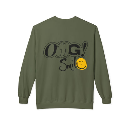 OMG!Smile Softstyle  Crewneck Sweatshirt