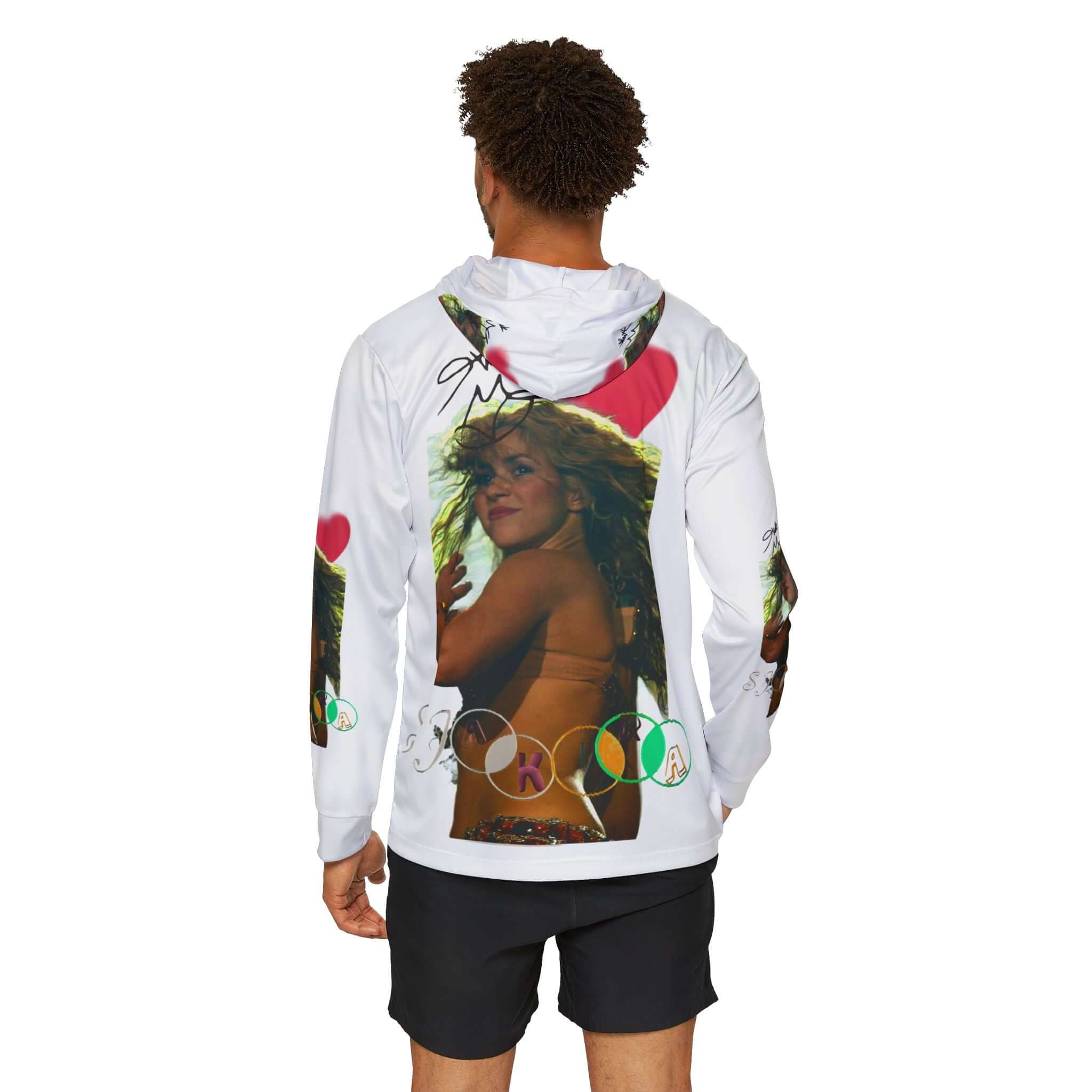 Men's Sports Warmup Shakira Hoodie (AOP)