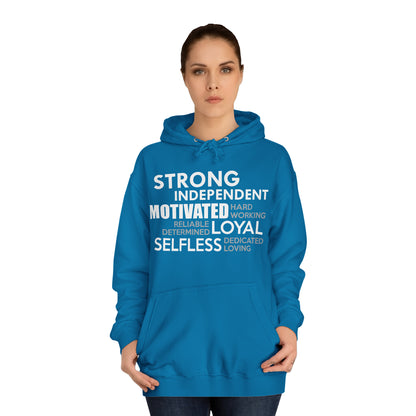 Strong Independent Motivated Unisex Hoodie