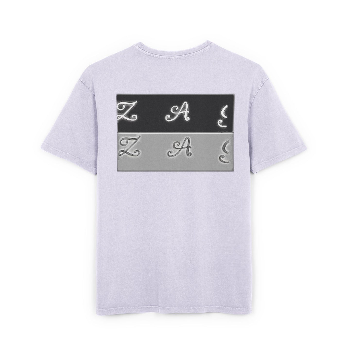 Oversize Tee - Zagzag Acid Washed Design