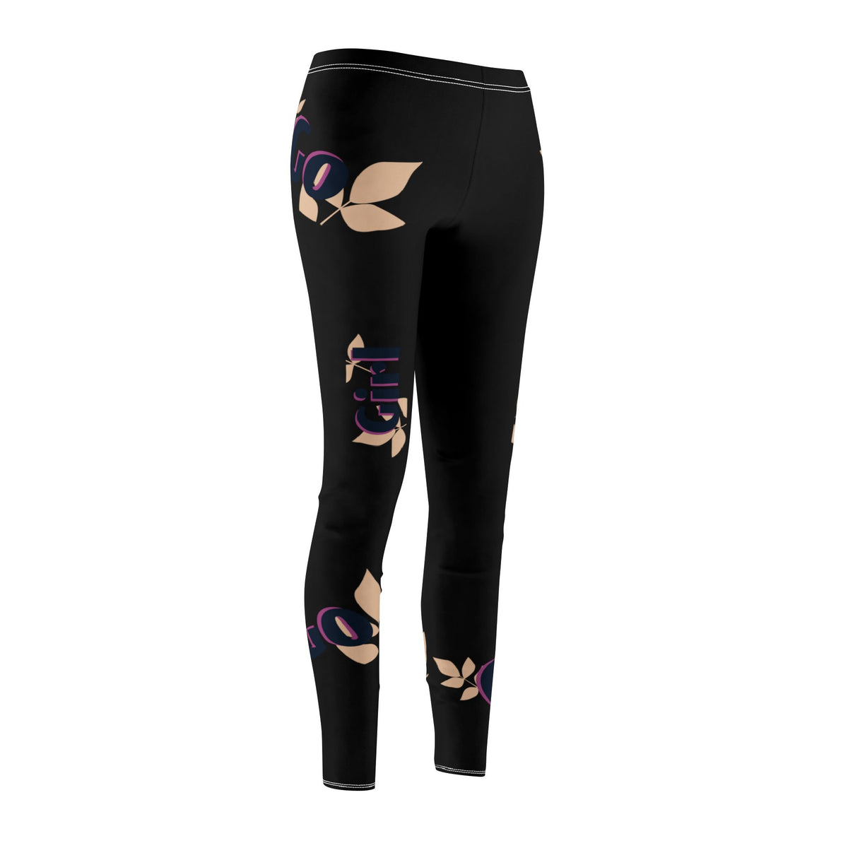 Leggings - 'Go Girl Go' Motivational Design