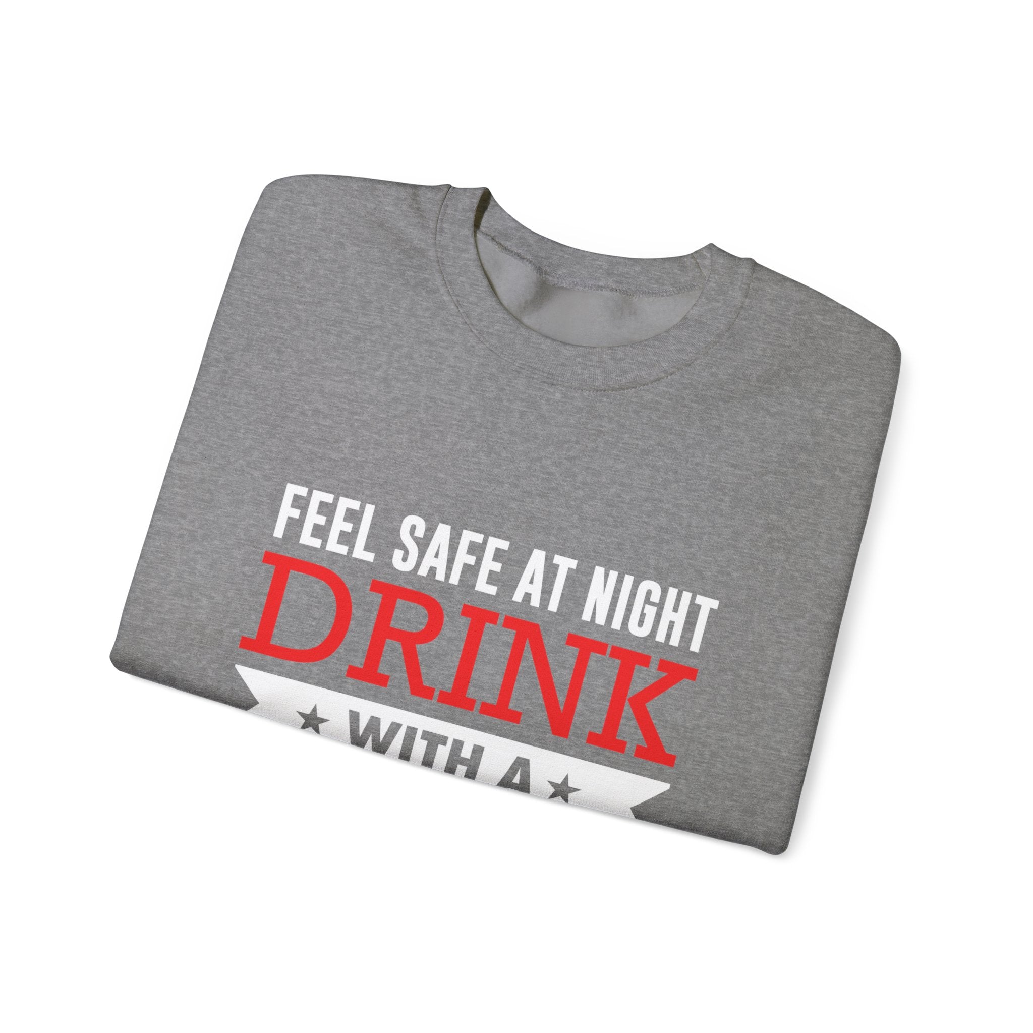 Sentez-vous en sécurité la nuit, buvez un sweat-shirt unisexe 