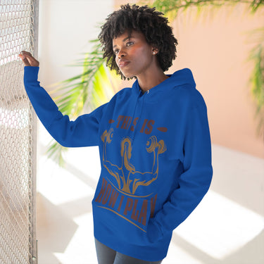 Rcnsons Unisex Three-Panel Fleece 'Play' Hoodie