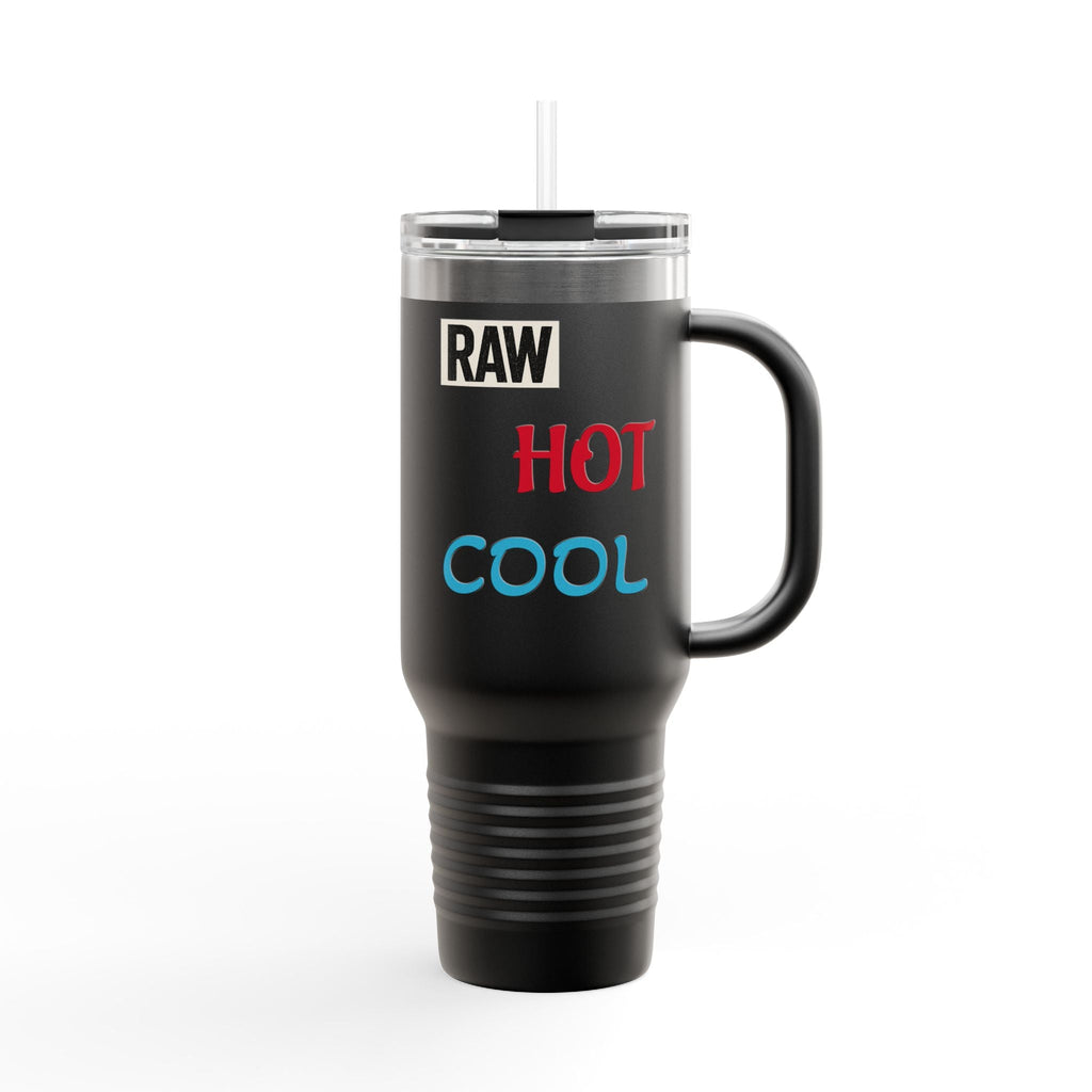 Insulated Travel Mug - Hot Cool Drink Container for Commuters, Gift for Coffee Lovers, Hydration on the Go, Outdoor Adventure, Office [...] Printify