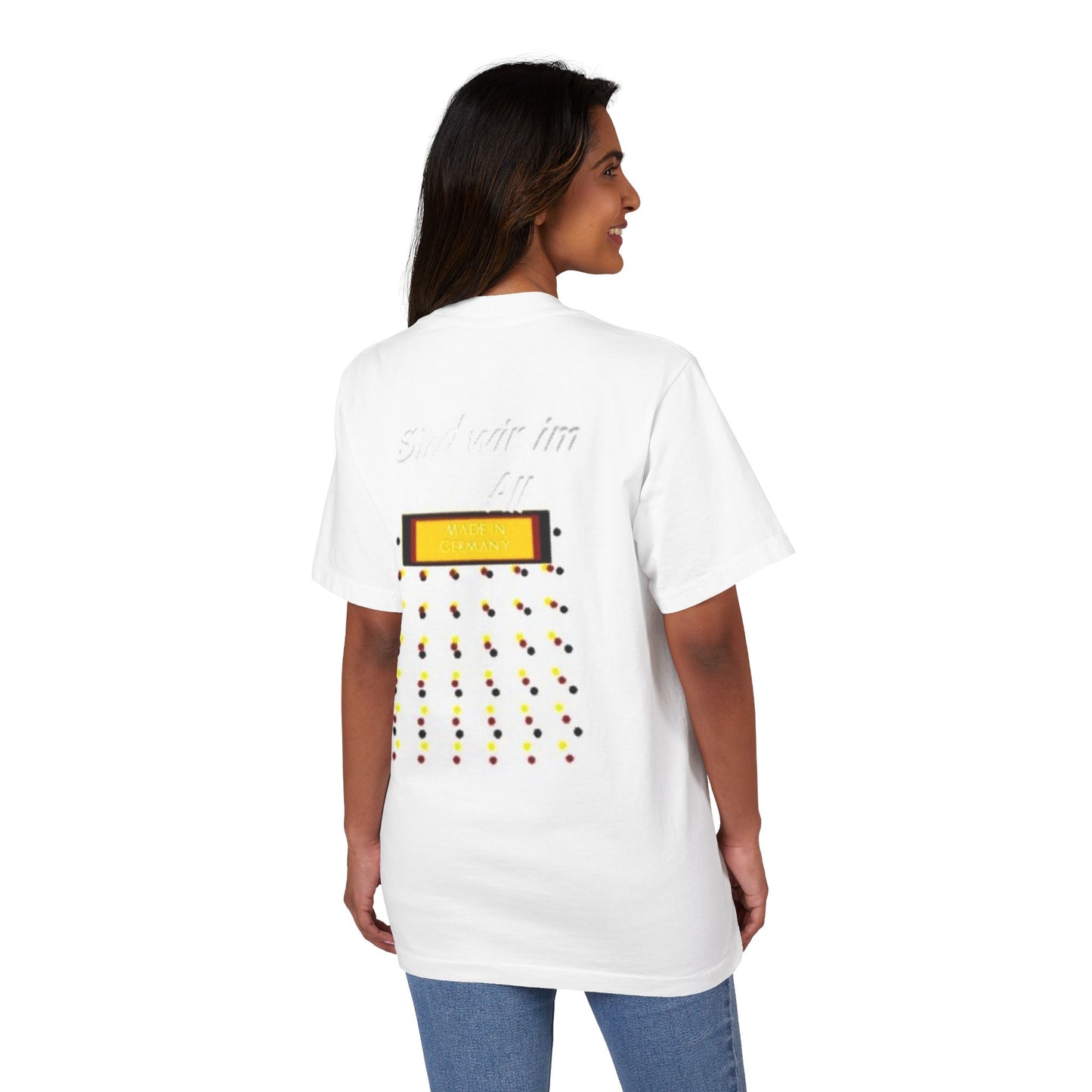 T-Shirt - Sind wir im All German Quote Drop-Shoulder Unisex Tee