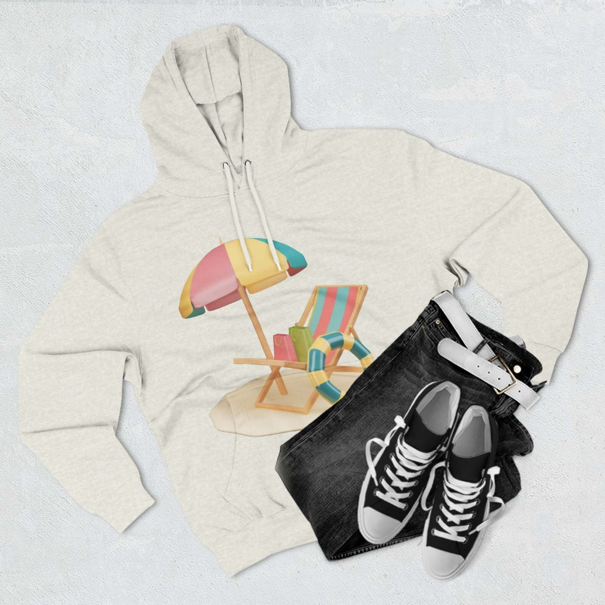 Three-Panel Hoodie - RCNSONS Resort Collection