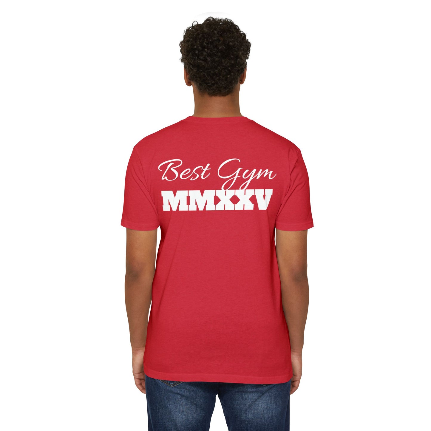 Best Gym Unisex CVC Jersey T-Shirt - Comfortable Fitness Apparel