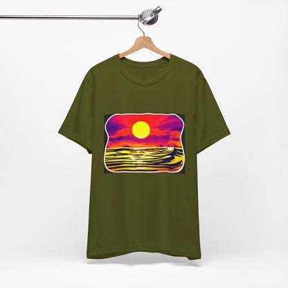 RCNSONS Unisex Short Sleeve Sunset Tee