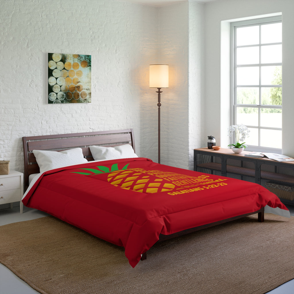 Love Joy Peace Comforter
