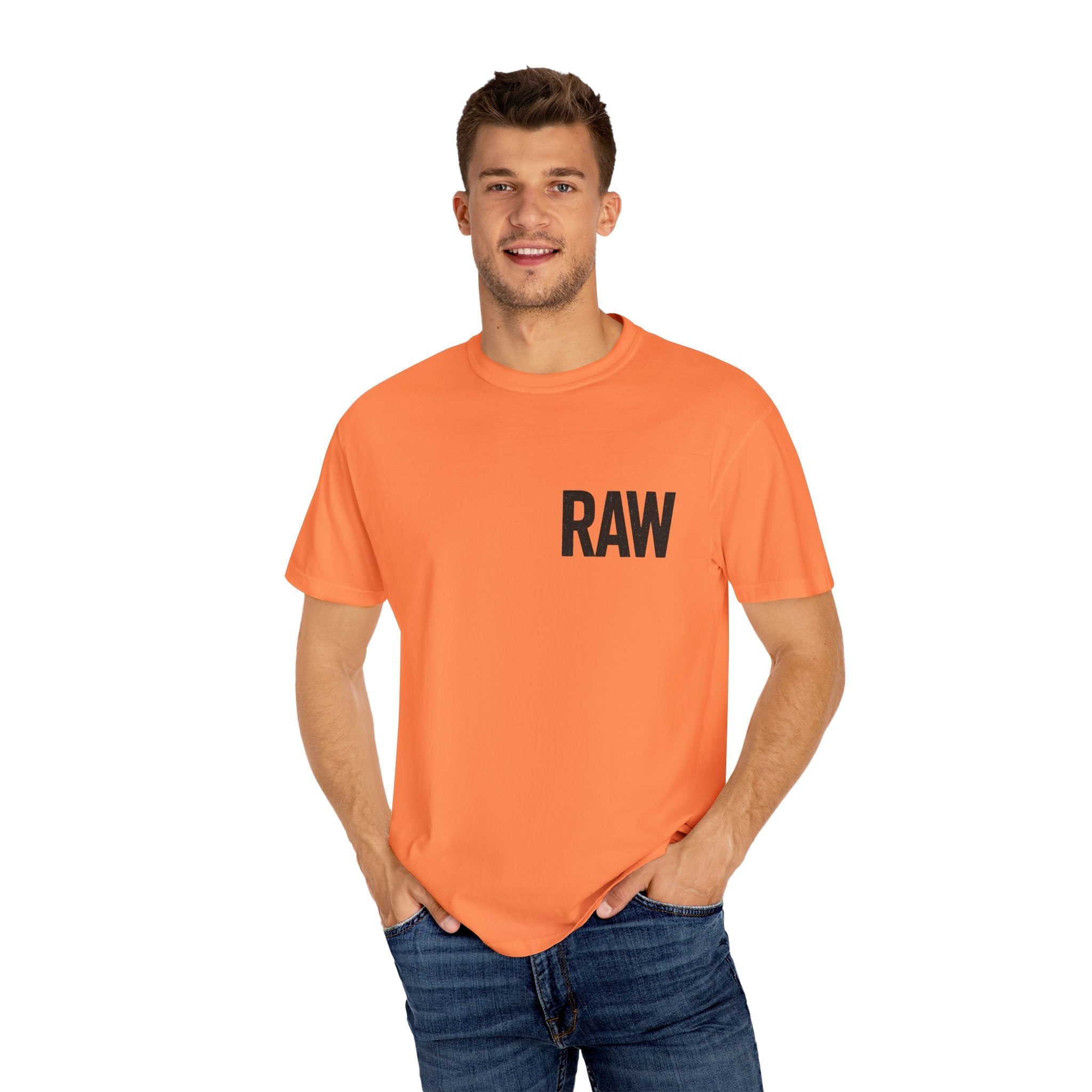 Garment-Dyed T-shirt RAW Design Printify