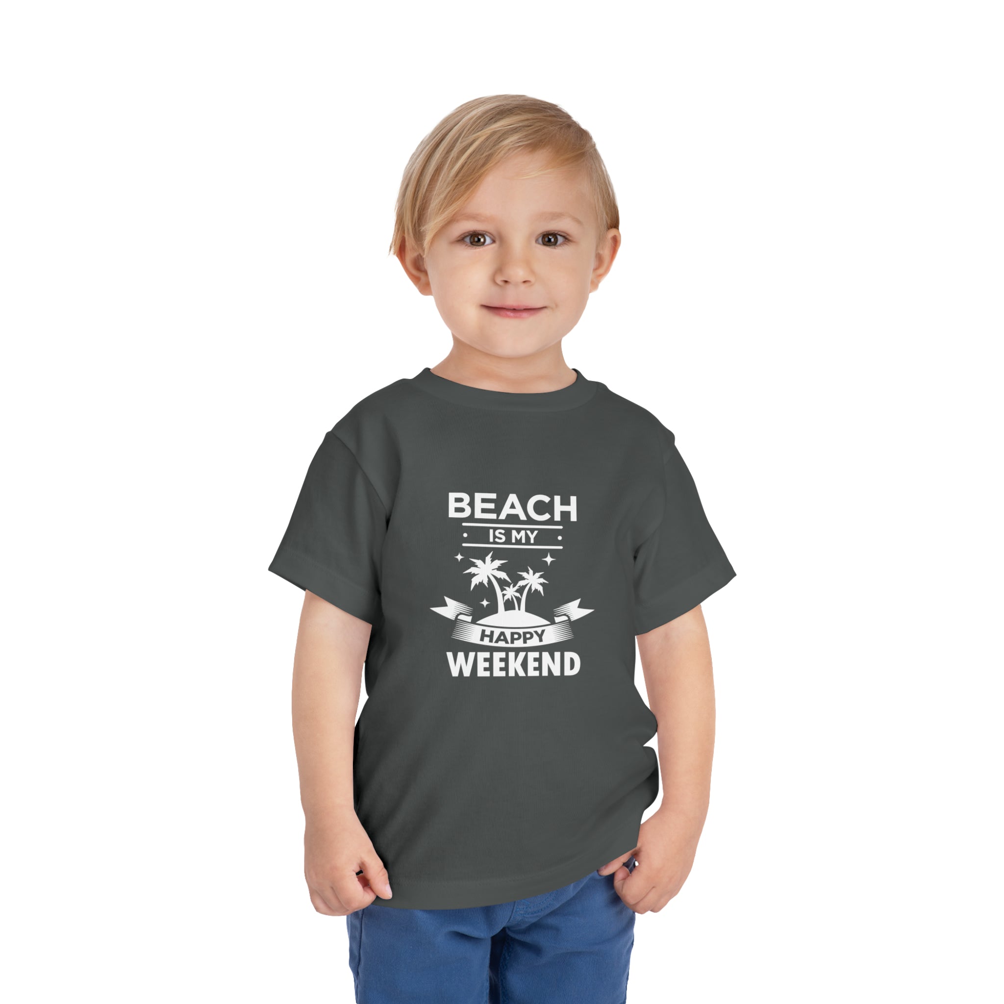 La plage est mon tee-shirt pour tout-petits Happy Weekend 