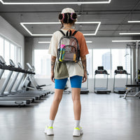 Clear Stadium Backpack - Transparent Rucksack, Game Day Bag, Concert Tote, Travel Purse, Security Friendly Pack Printify