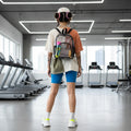 Clear Stadium Backpack - Transparent Rucksack, Game Day Bag, Concert Tote, Travel Purse, Security Friendly Pack Printify