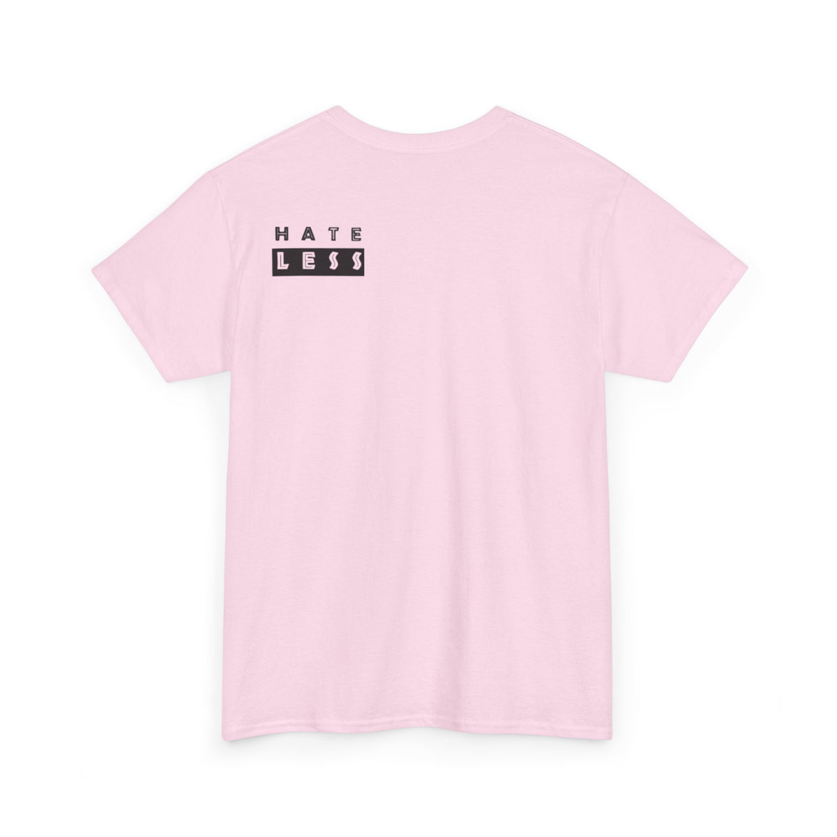 HATE LESS Unisex Heavy Cotton Tee - Comfortable Casual Wear