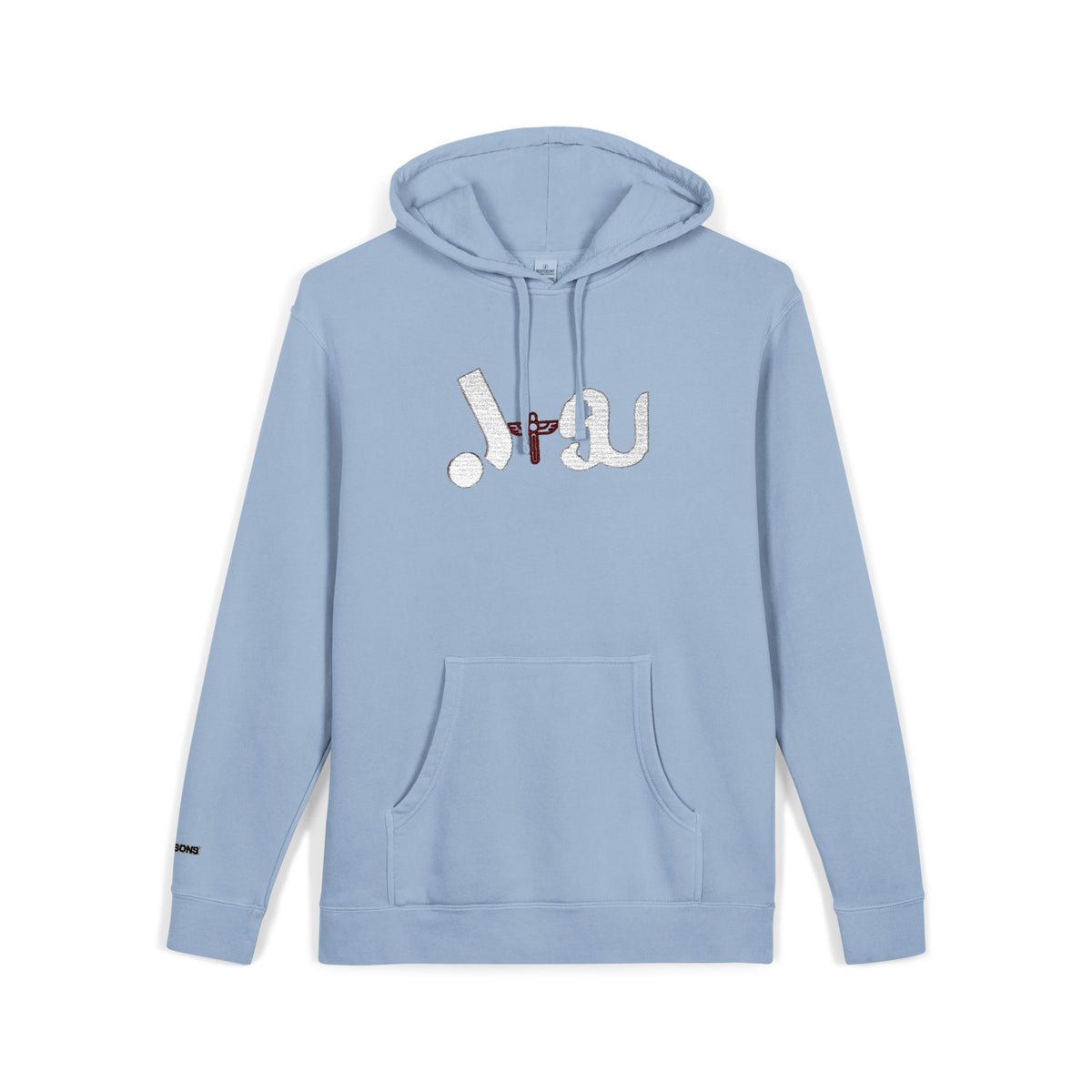 Embroidered Unisex Pigment-Dyed Hoodie - Cozy Streetwear, Perfect for Casual Days, Gift for Friends, Fall Fashion, Everyday Comfort