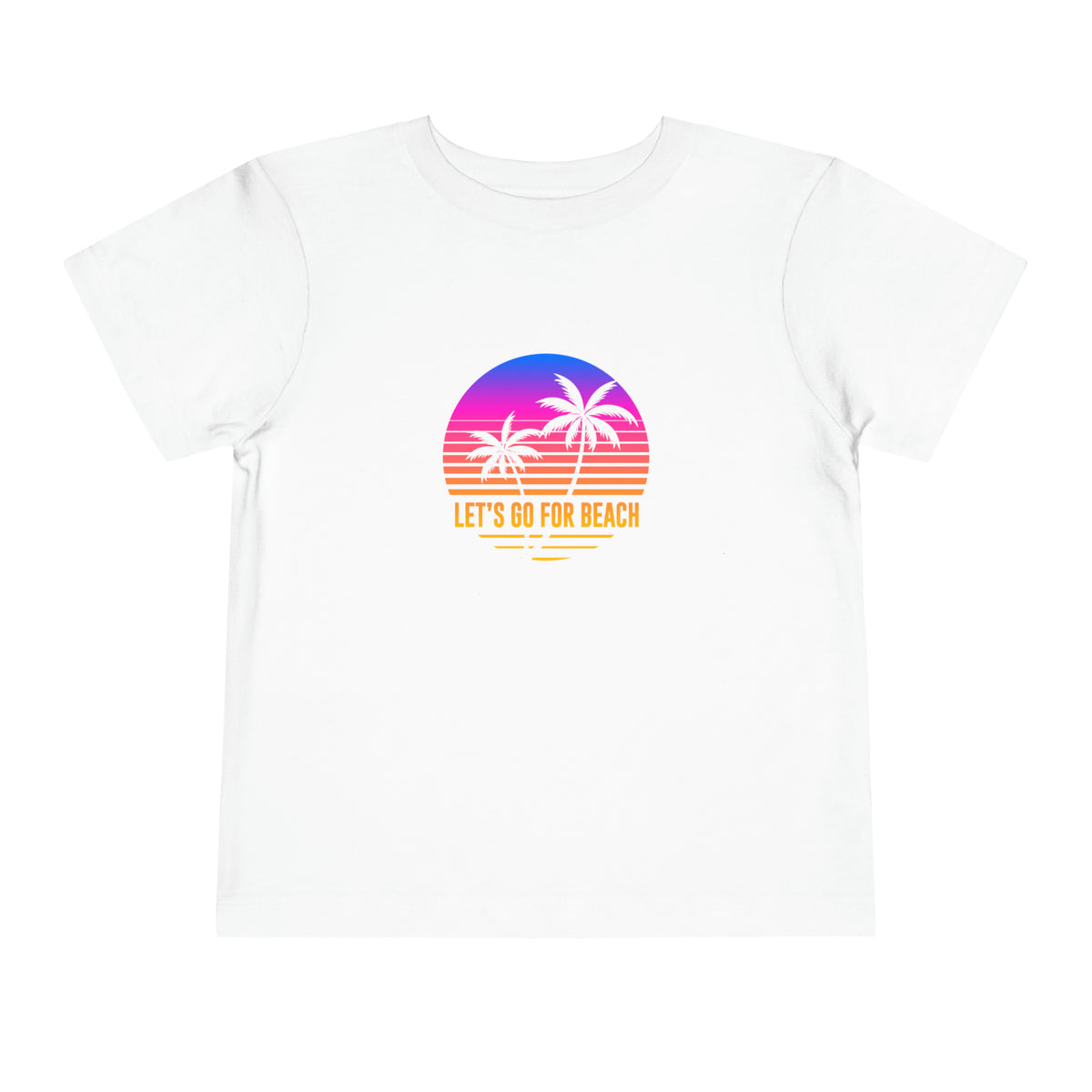 T-shirt Allons-y pour la plage pour tout-petit 
