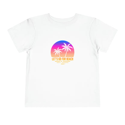 T-shirt Allons-y pour la plage pour tout-petit 