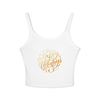 Tank Top - Happy Holiday Print