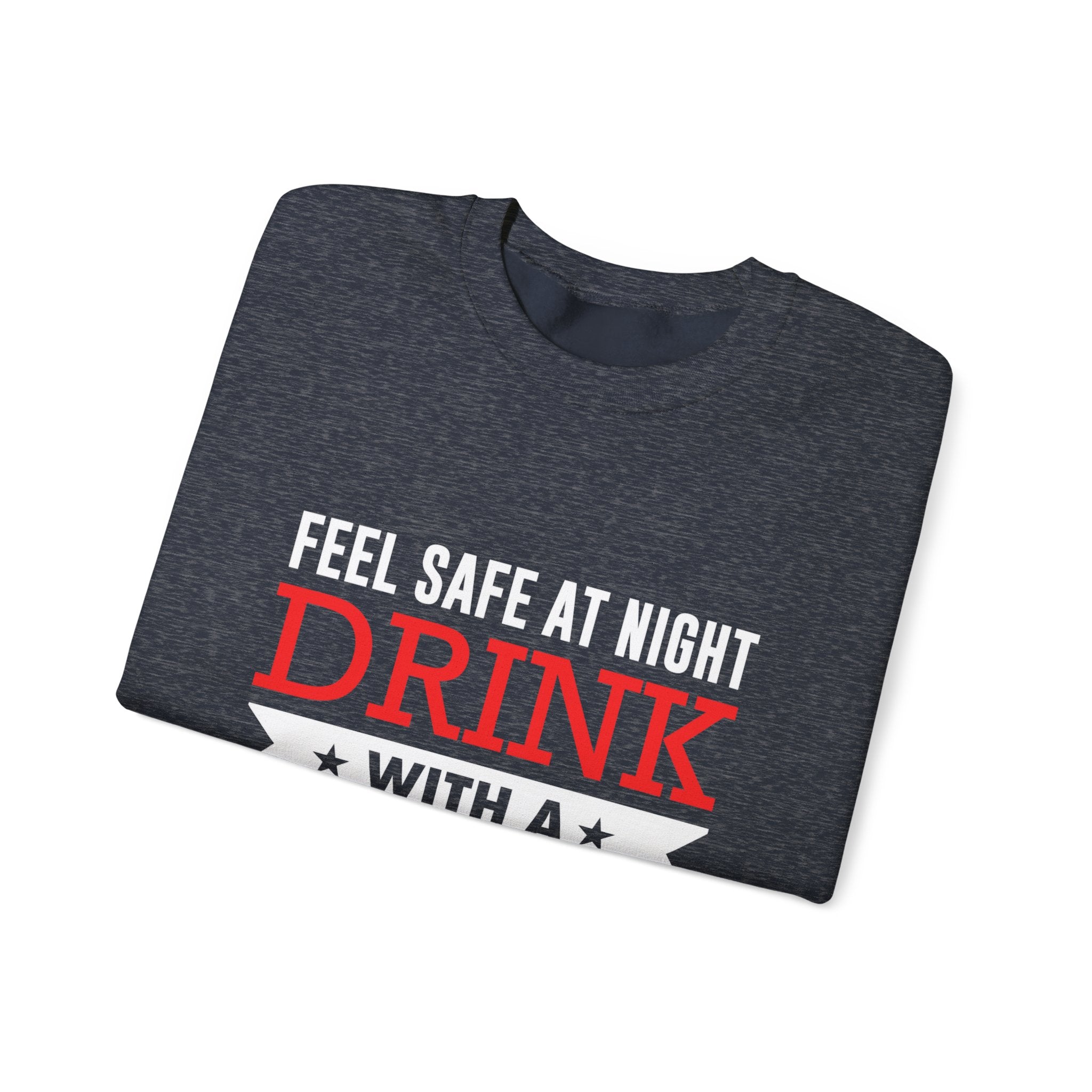 Sentez-vous en sécurité la nuit, buvez un sweat-shirt unisexe 